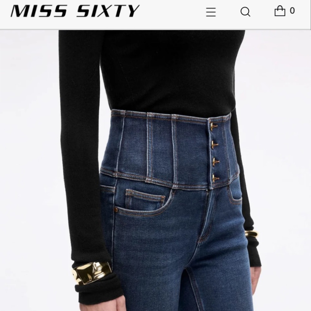 Miss Sixty SKINNY JEANS-GLENDA Dark Blue High-Rise Skinny Jeans